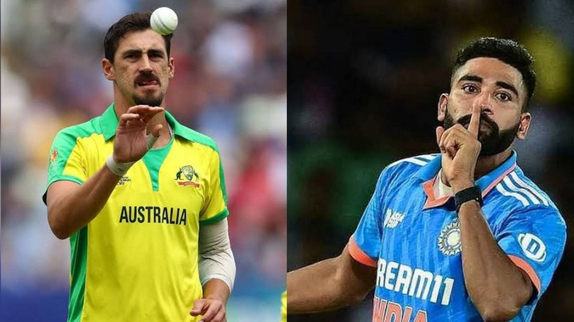 Mitchell Starc and Mohammed Siraj can trouble the batters