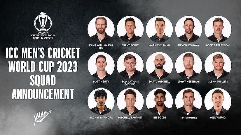 Cricket World Cup New Zealand Squad 2023