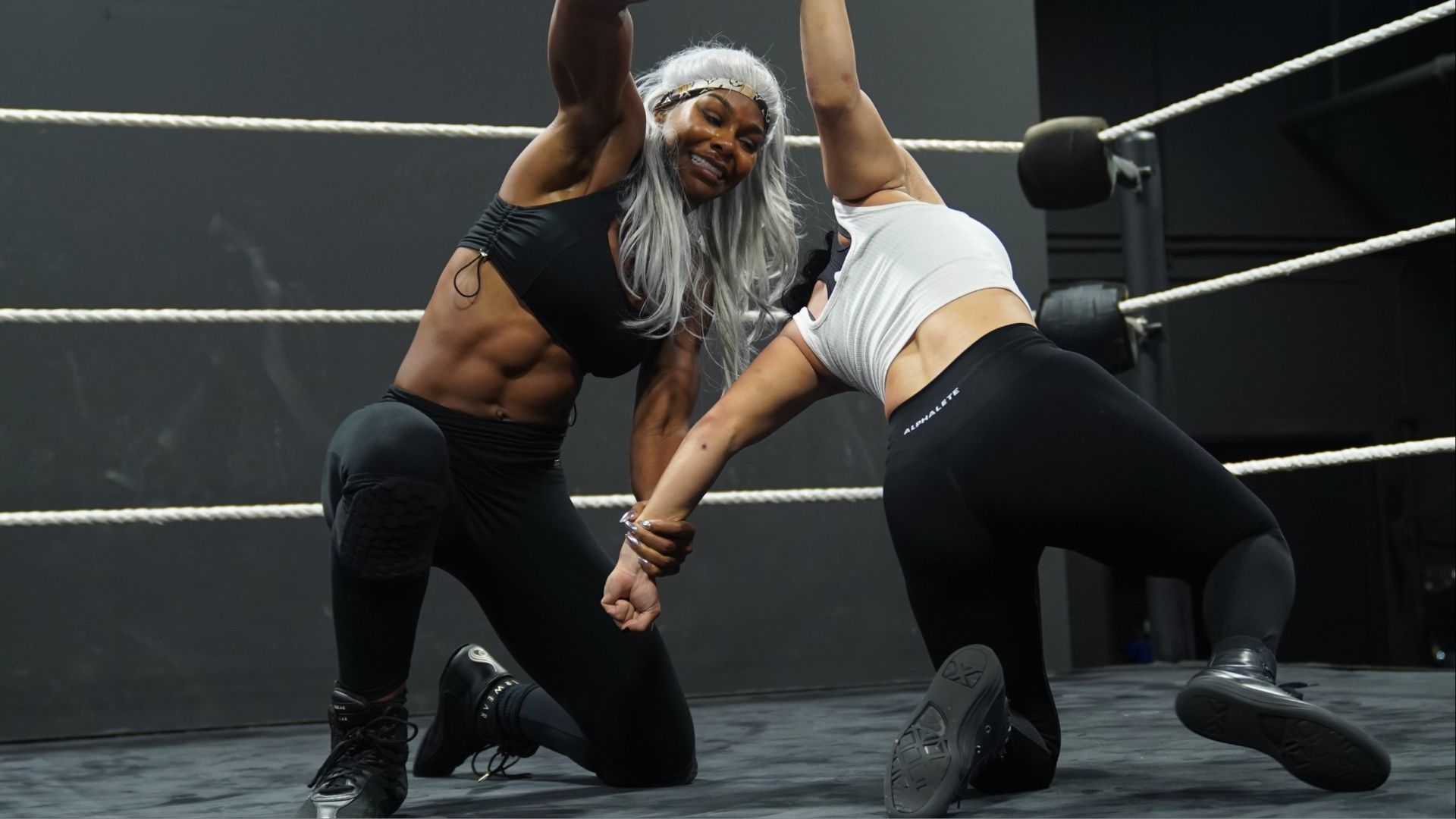 Jade Cargill putting in the work at the WWE Performance Center.