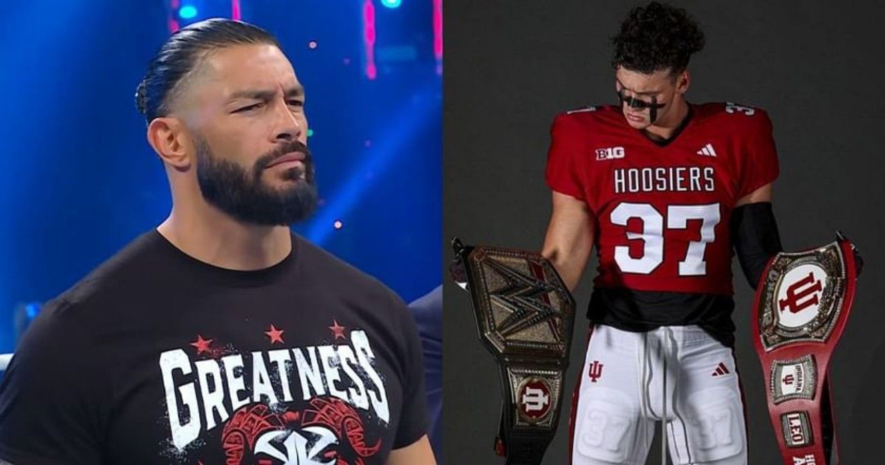 अनडिस्प्यूटेड WWE यूनिवर्सल चैंपियन रोमन रेंस और डेक्लैन मैकमैहन 