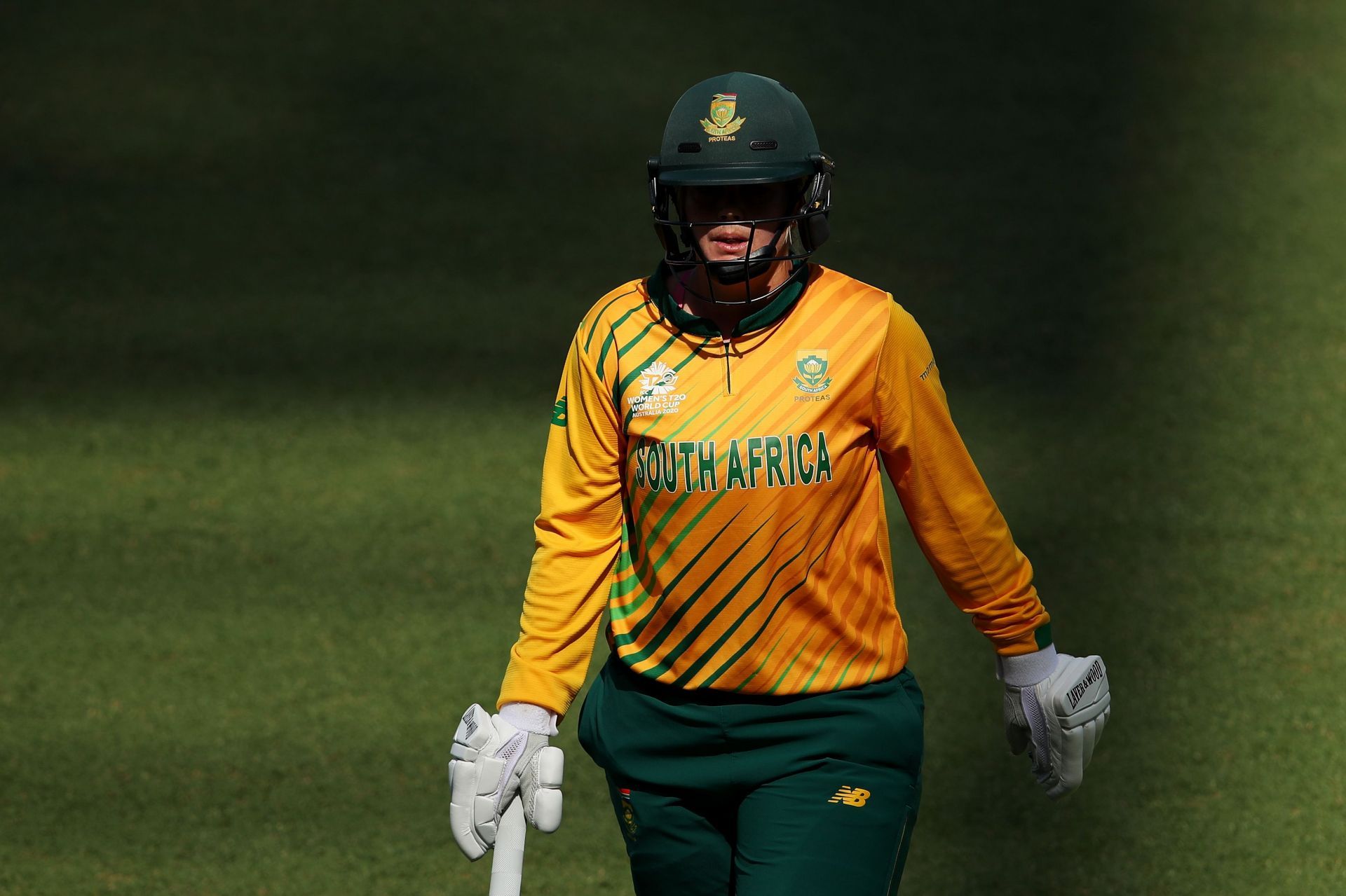 Dane van Niekerk during South Africa v Pakistan - ICC Women's T20 Cricket World Cup