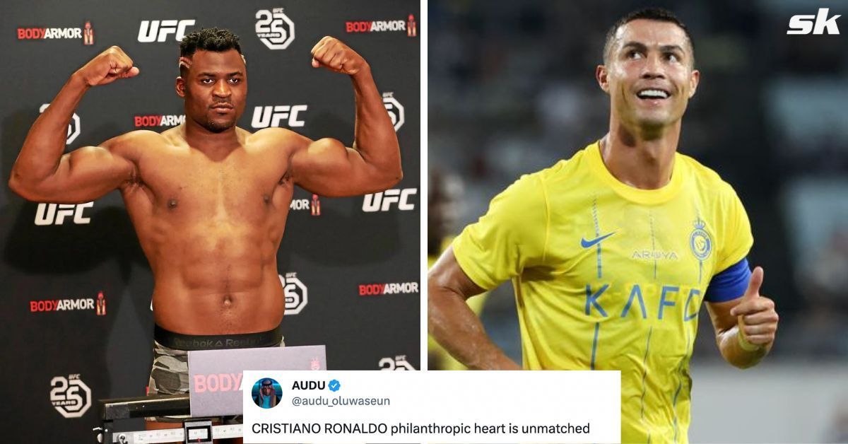 Cristiano Ronaldo gifted Francis Ngannou with a pricey watch.