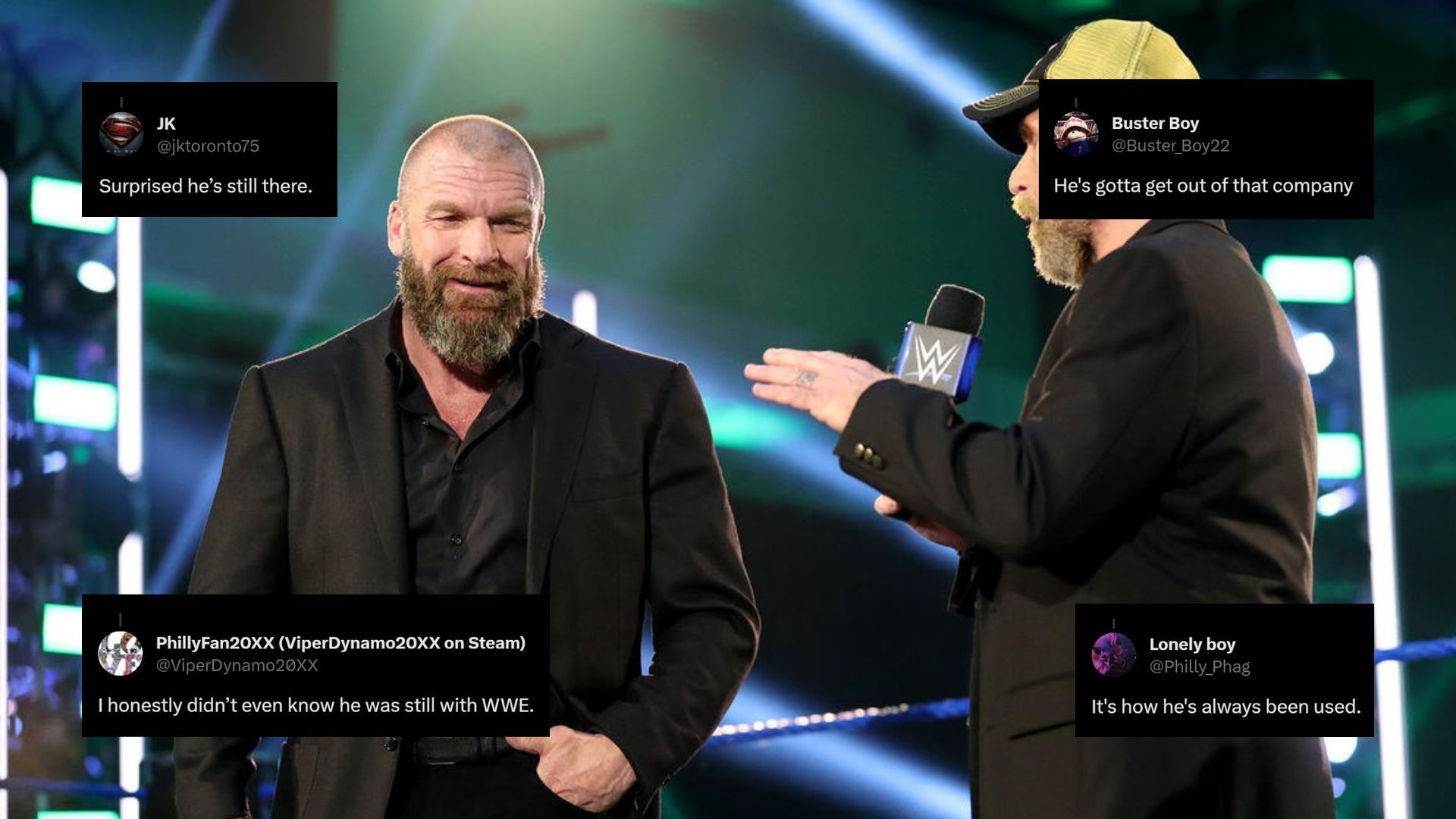 Triple H and Shawn Michaels are curently booking creative in WWE!