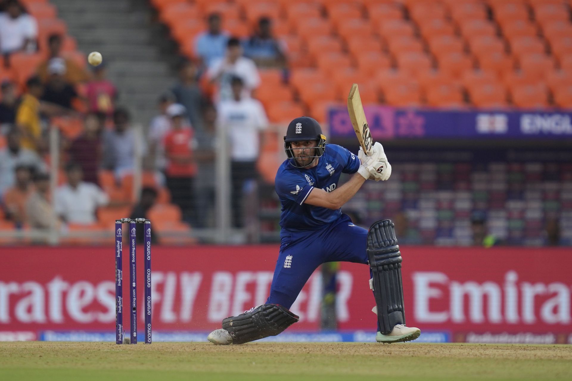 Mark Wood with the bat for England [Getty Images]