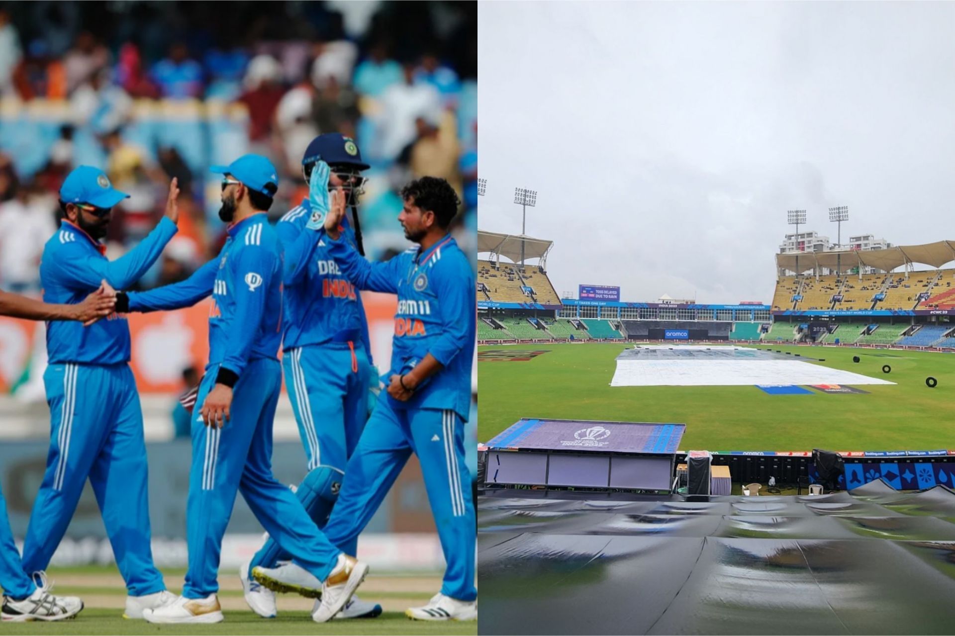 Team India had both of their 2023 ODI World Cup warm up games washed out [BCCI]