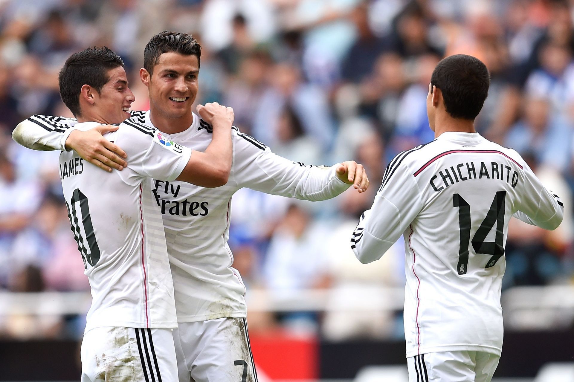 Javier Hernandez (right) had nothing but positive words for his former teammate.