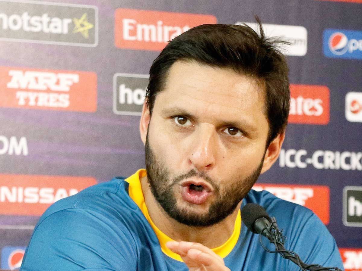 Shahid Afridi. (Image Credits: Twitter)