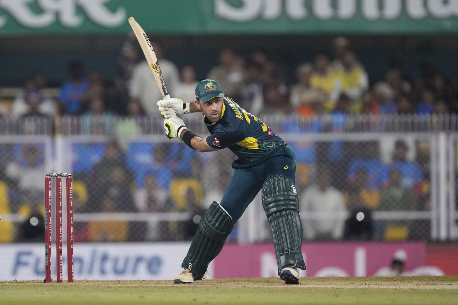 Glenn Maxwell for Australia in Guwahati [Getty Images]