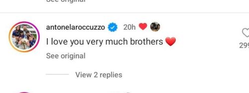 Antonela Roccuzzo's comment