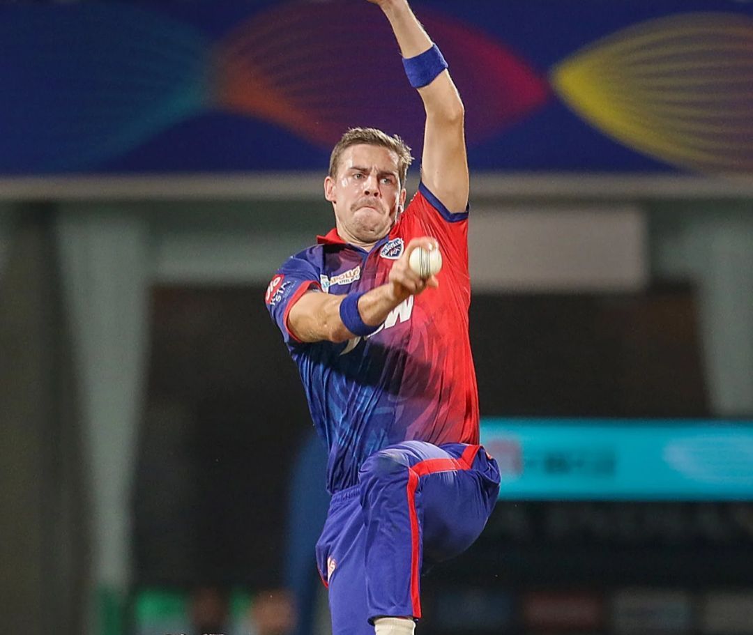 Anrich Nortje in action for Delhi Capitals [Getty Images]