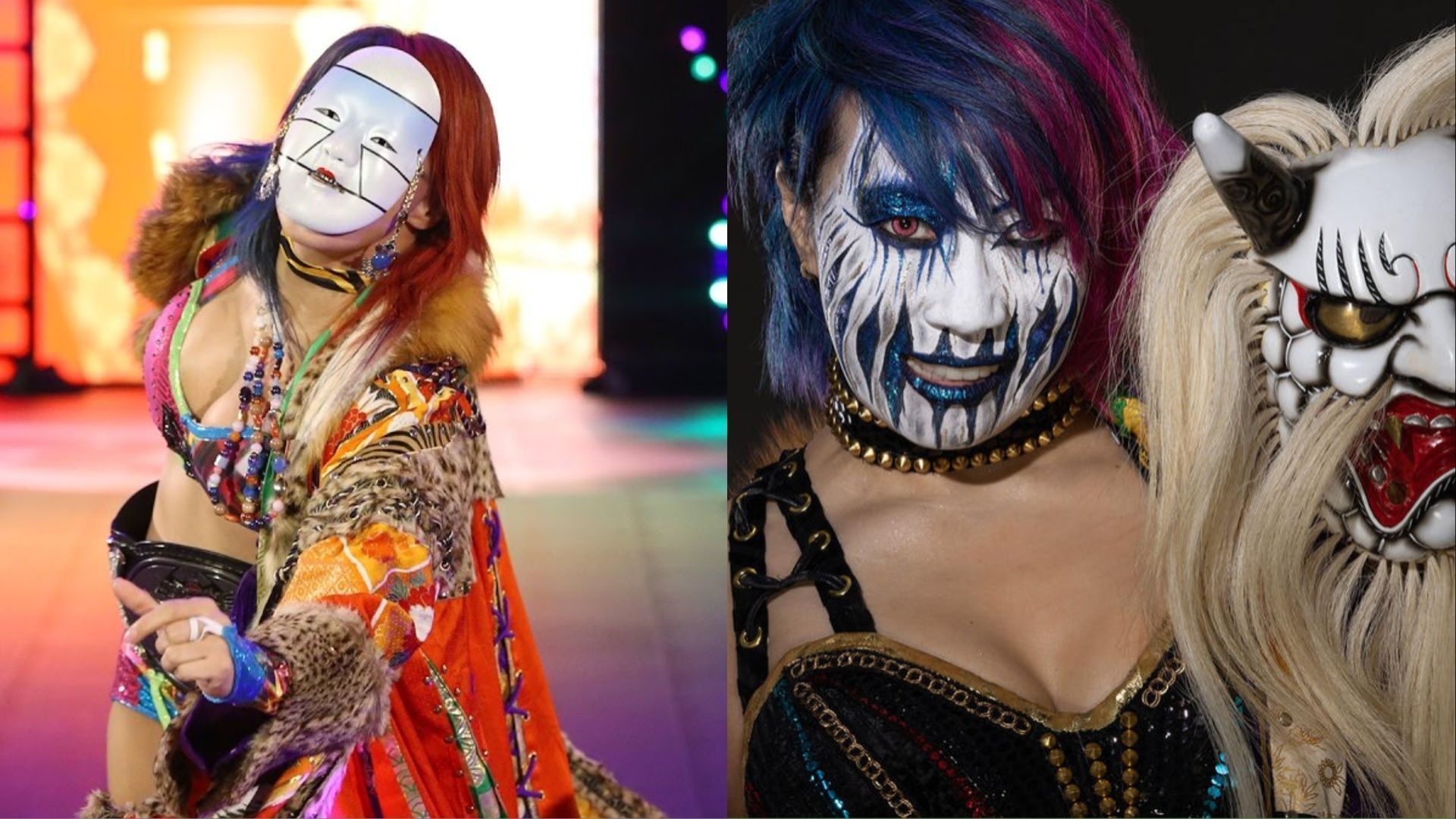 Asuka has donned different masks throughout the years.