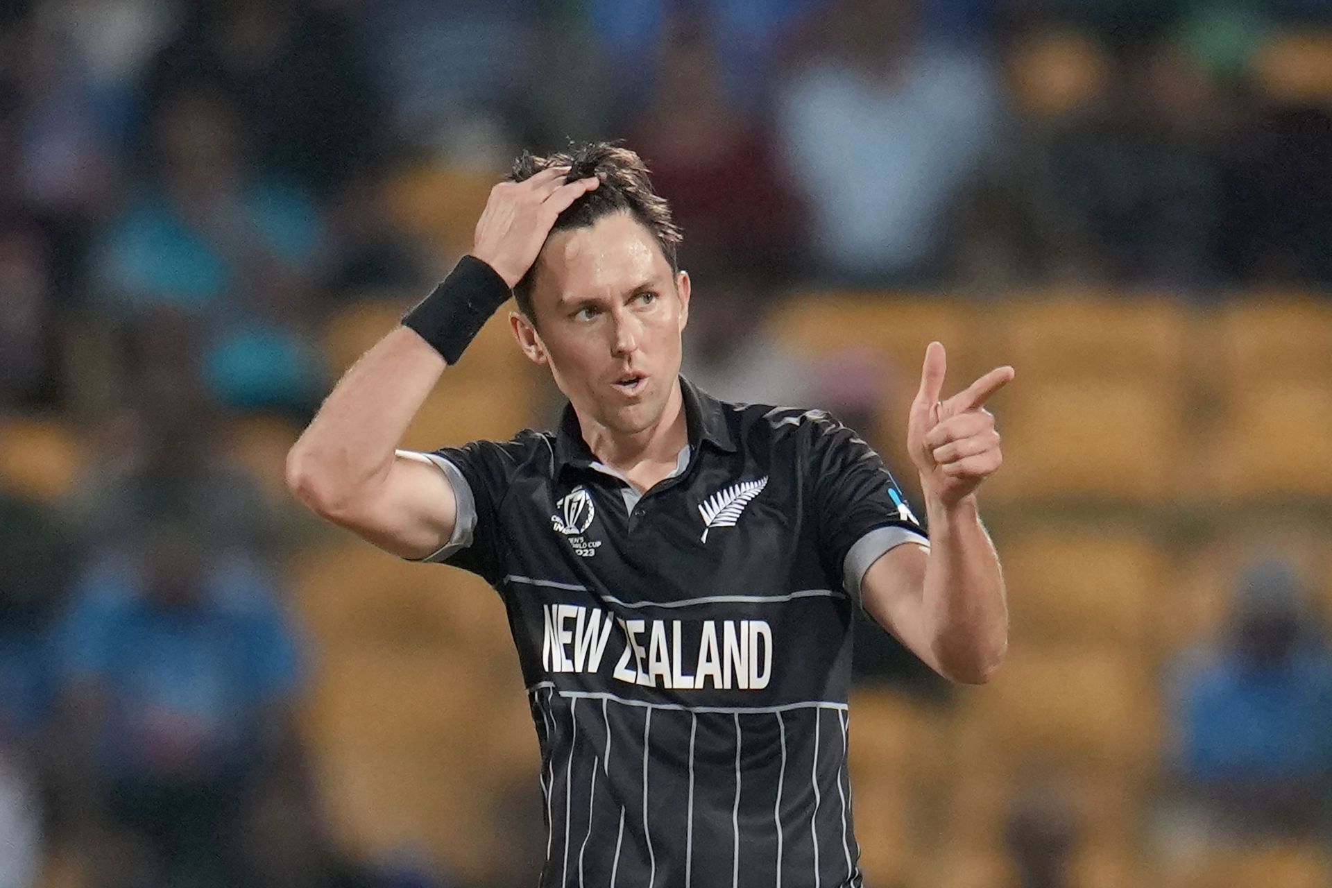 Trent Boult (3/37) was New Zealand&#039;s most successful bowler. [P/C: AP]