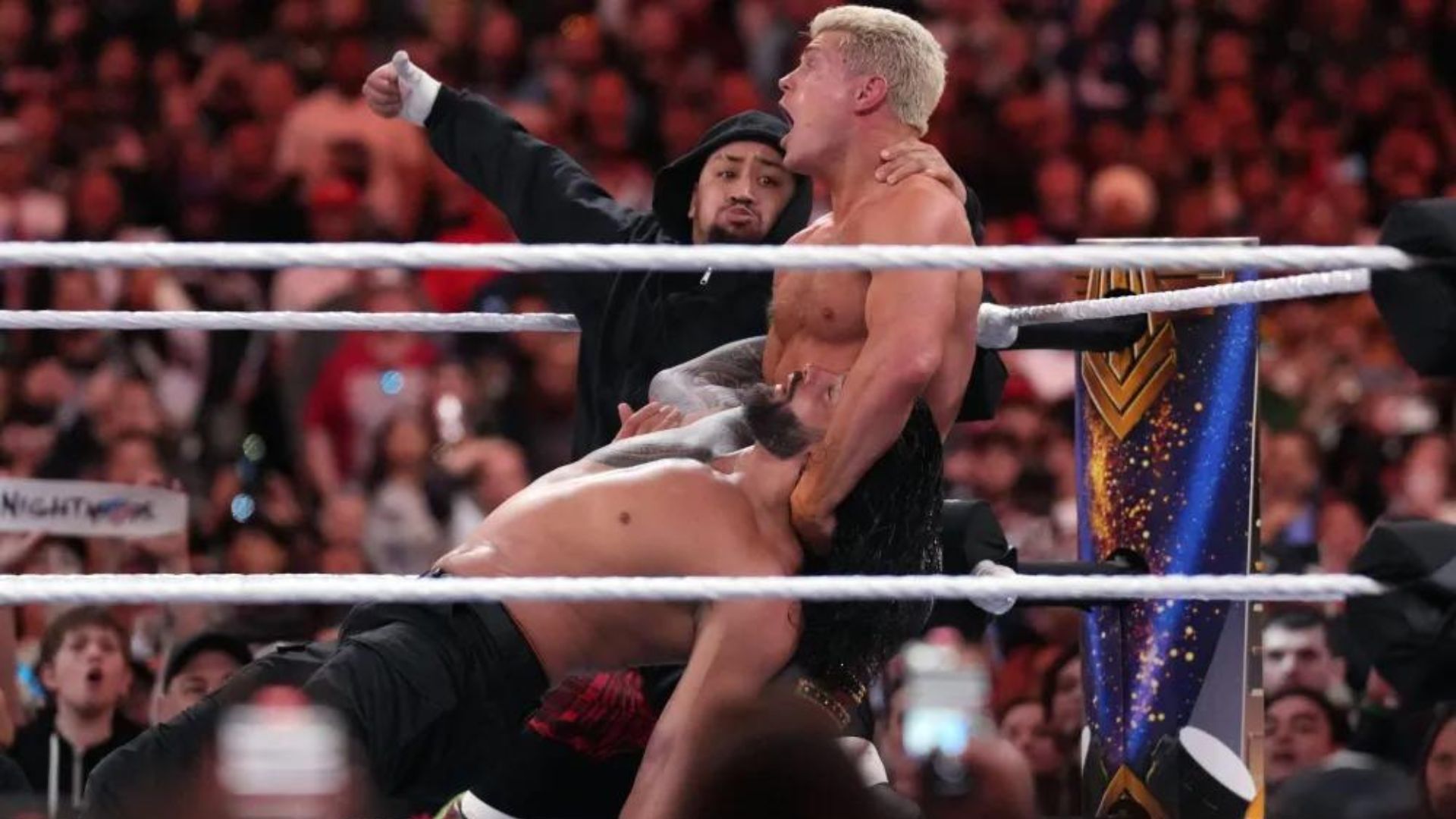 The Usos and Solo Sikoa interfered in Cody and Roman&#039;s WrestleMania 39 match