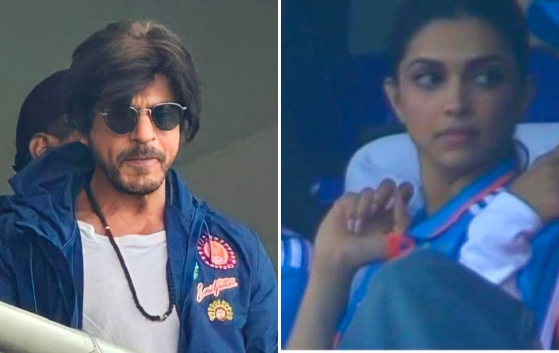 Shah Rukh Khan (L) and Deepika Padukone (R). (Pics: X)