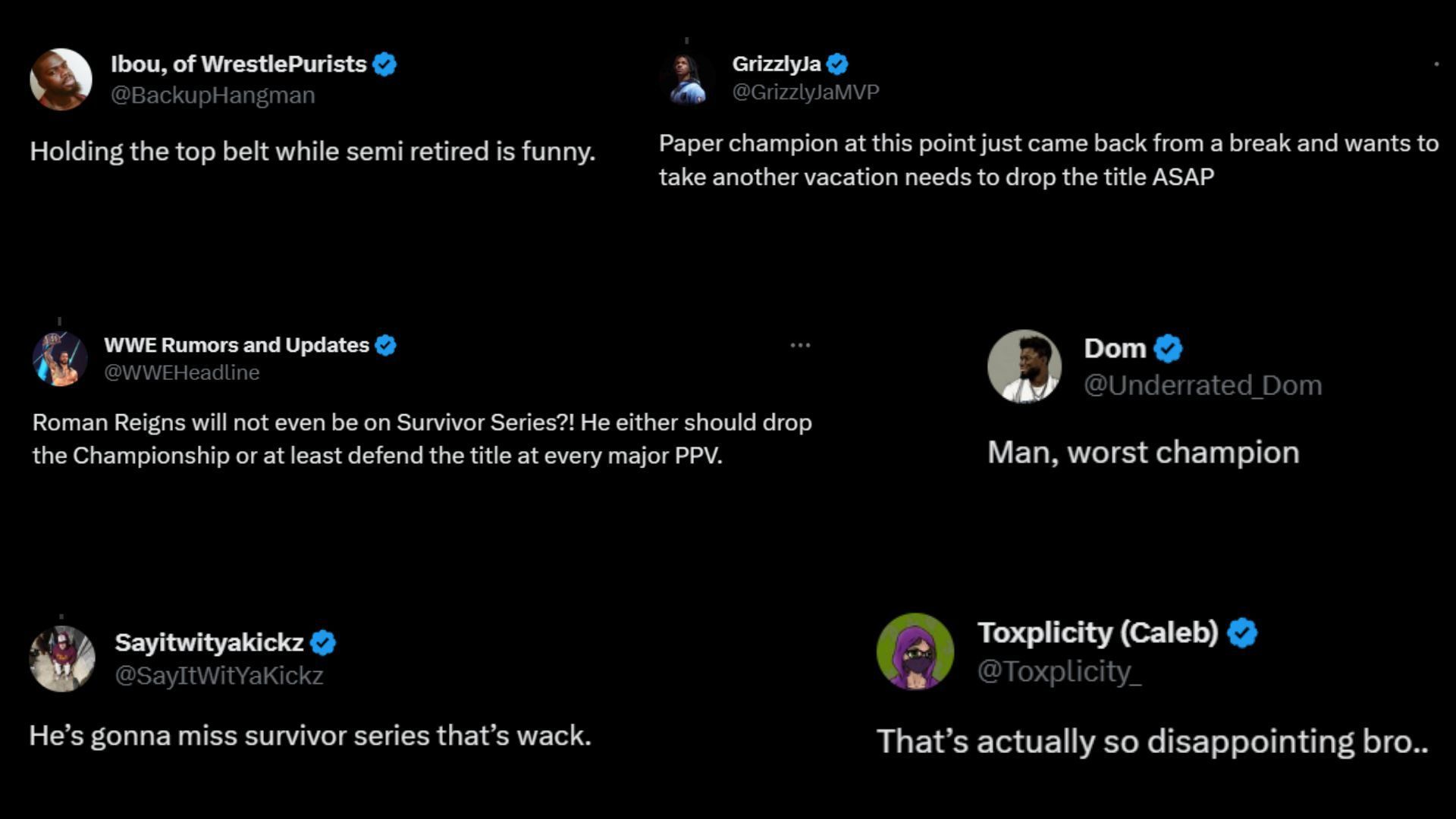 Screenshot of fans&#039; reactions on Twitter.