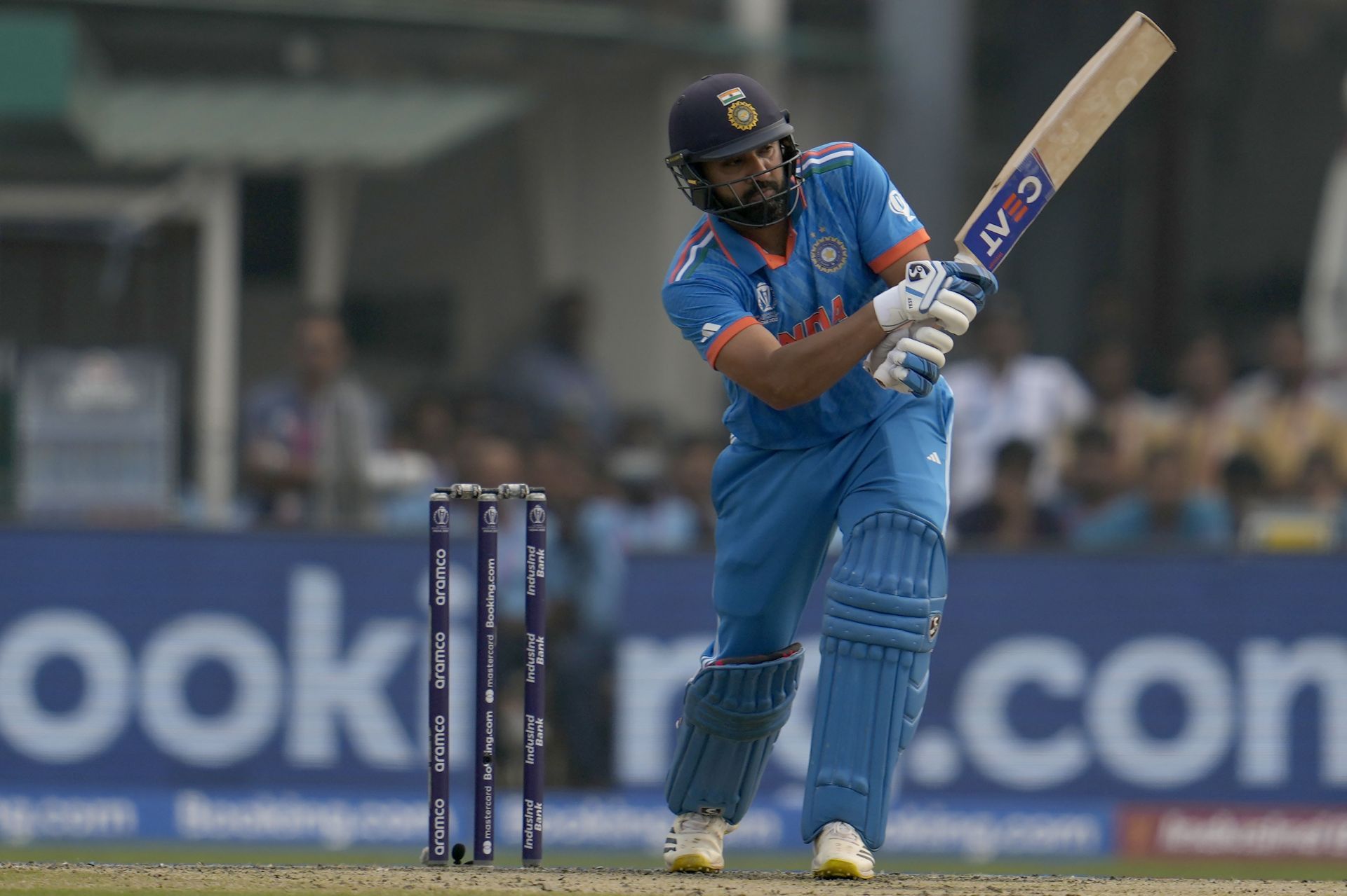 Rohit Sharma struck 58 fours and 24 sixes in the league phase. [P/C: AP]