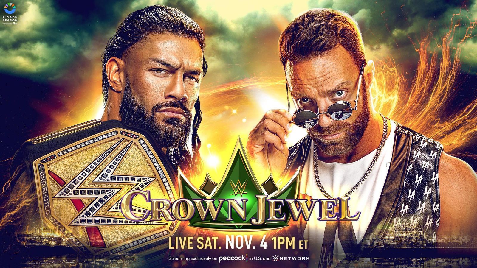 LA Knight and Roman Reigns will square off in Crown Jewel 2023