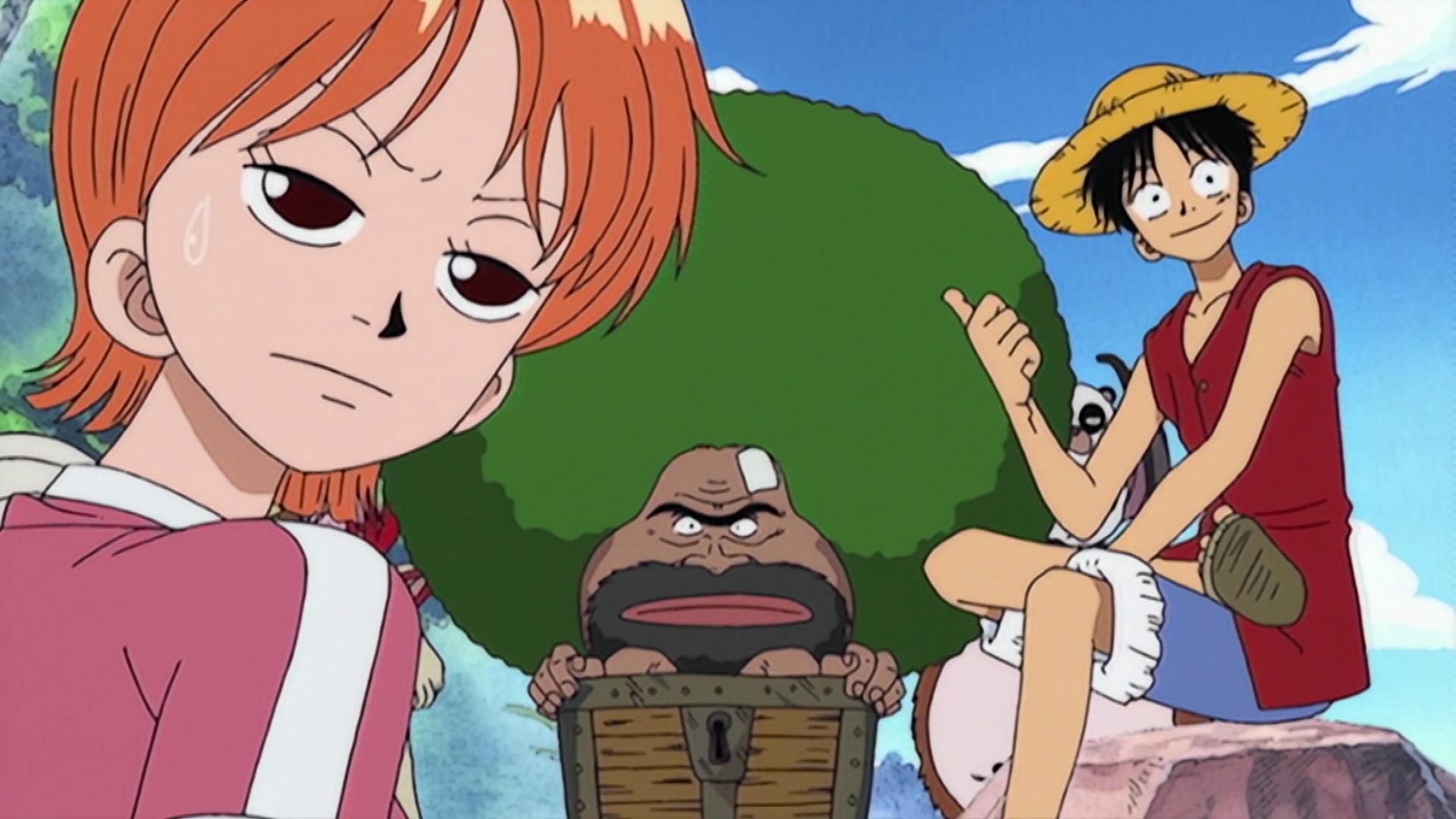 Gaimon with Nami and Luffy (Image via Toei Animation, One Piece)