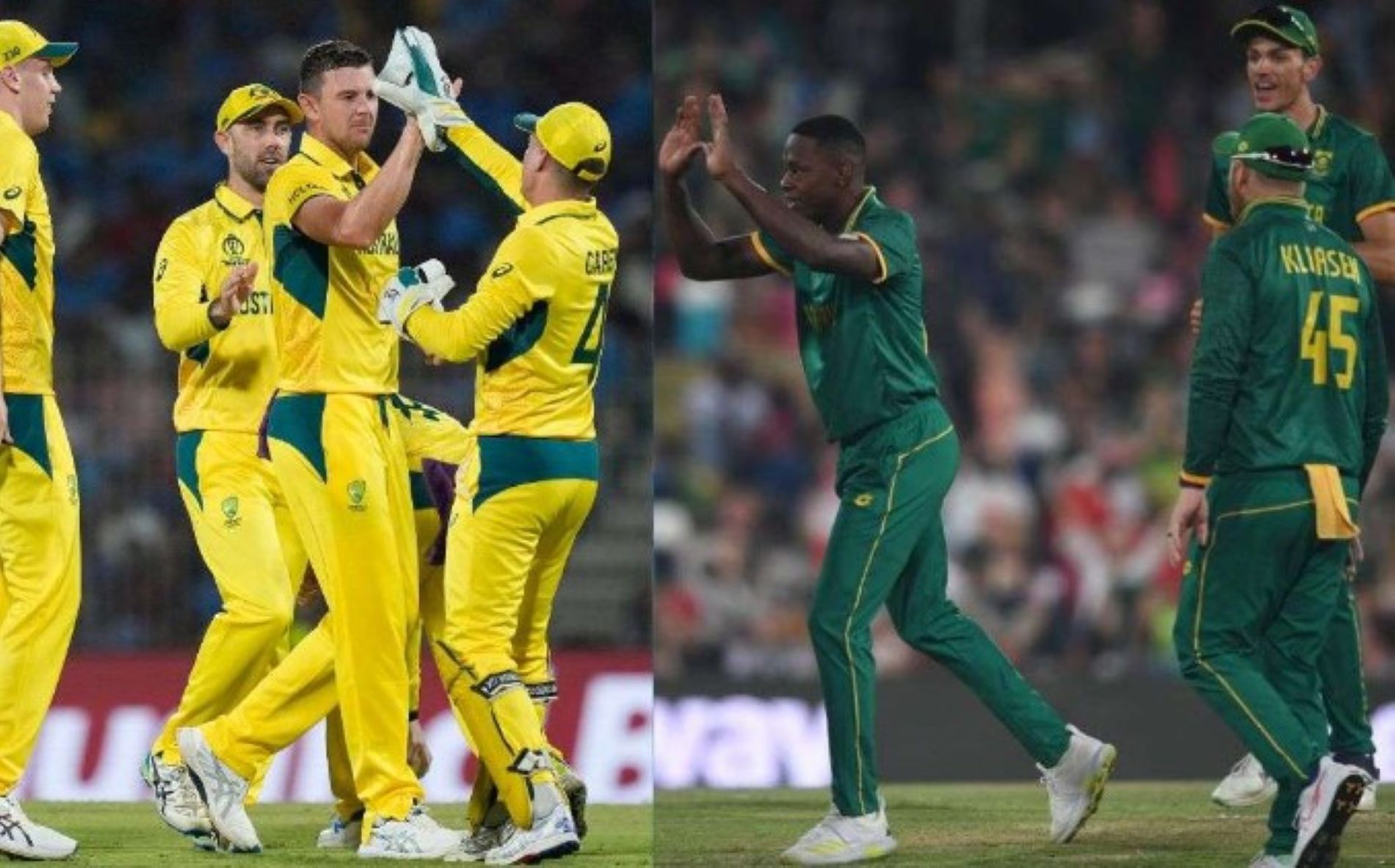 South Africa and Australia will clash for a third time in an ODI World Cup semi-final.