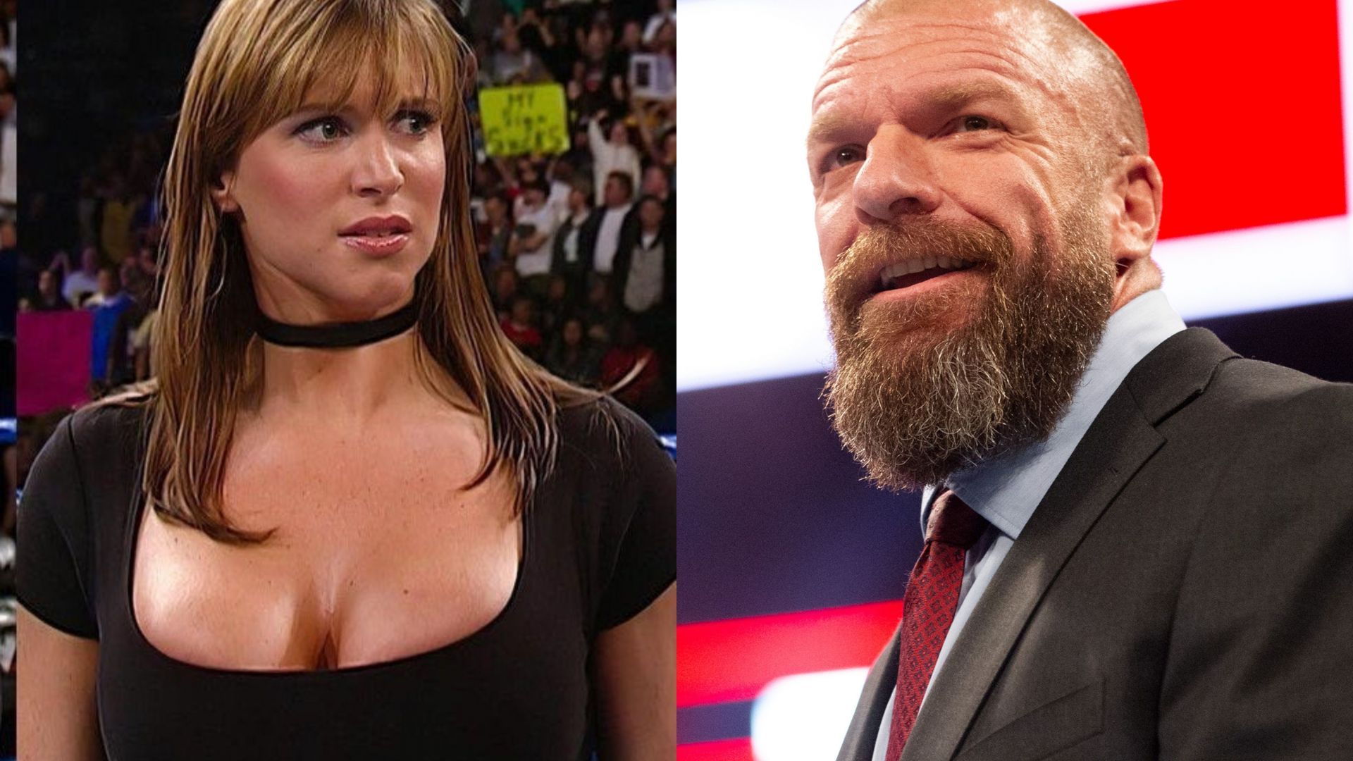 Stephanie McMahon (left) and WWE CCO Triple H (right)