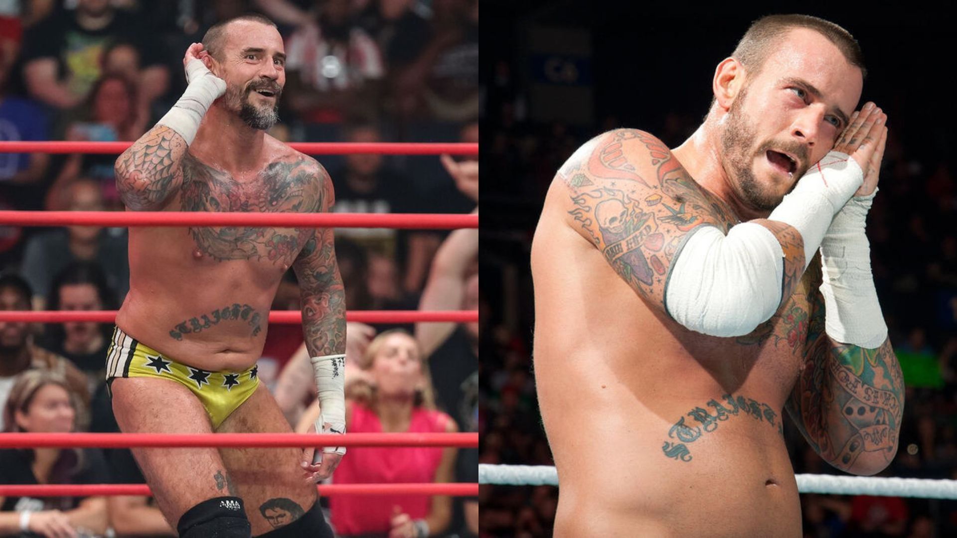 CM Punk was last seen in a wrestling ring at AEW All In