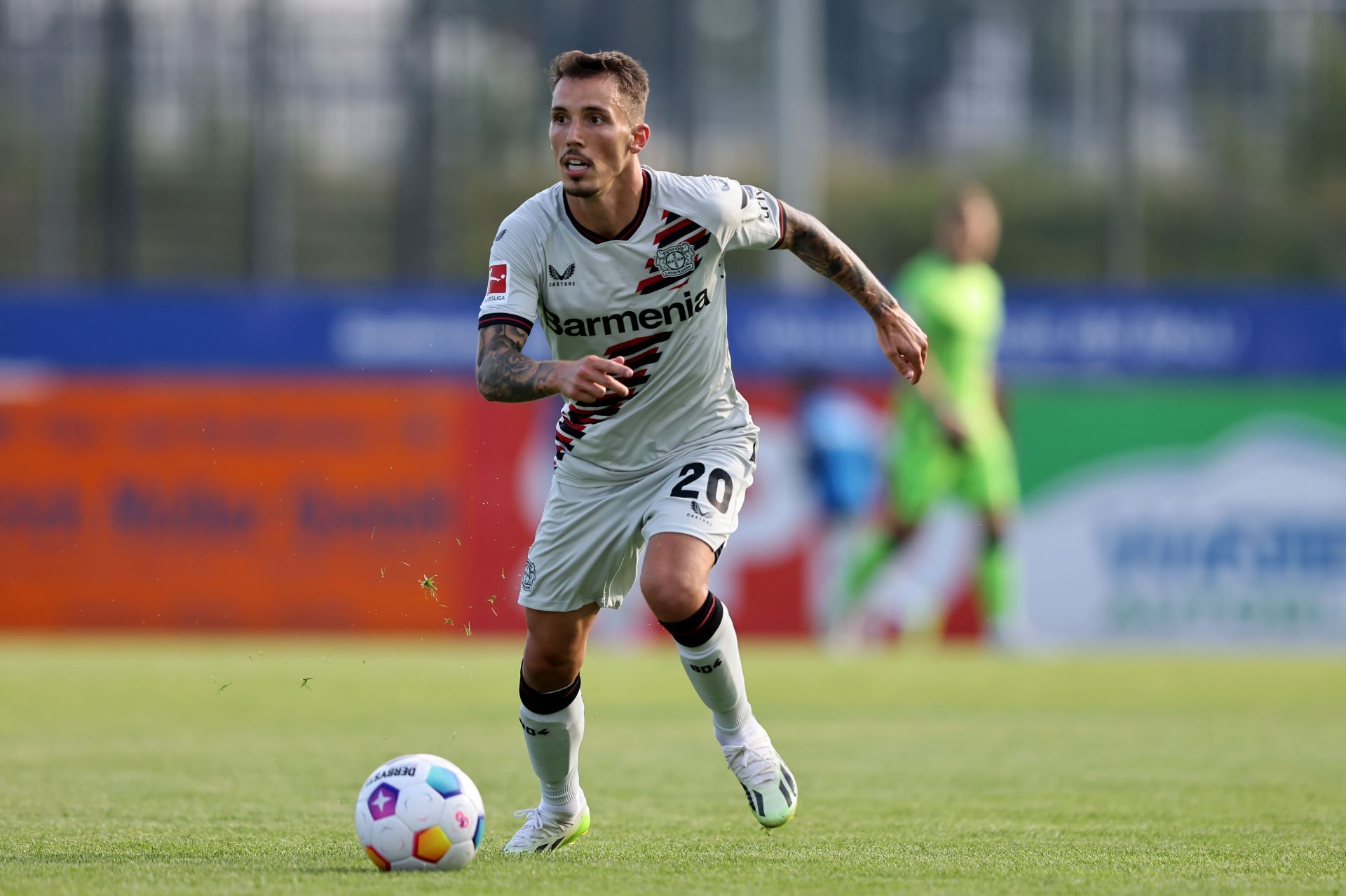 Alejandro Grimaldo has impressed at the BayArena