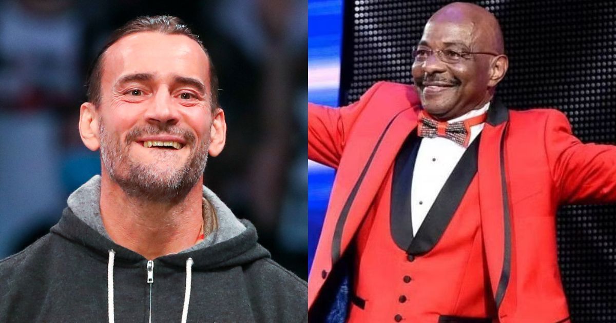 CM Punk and former GM Teddy Long.