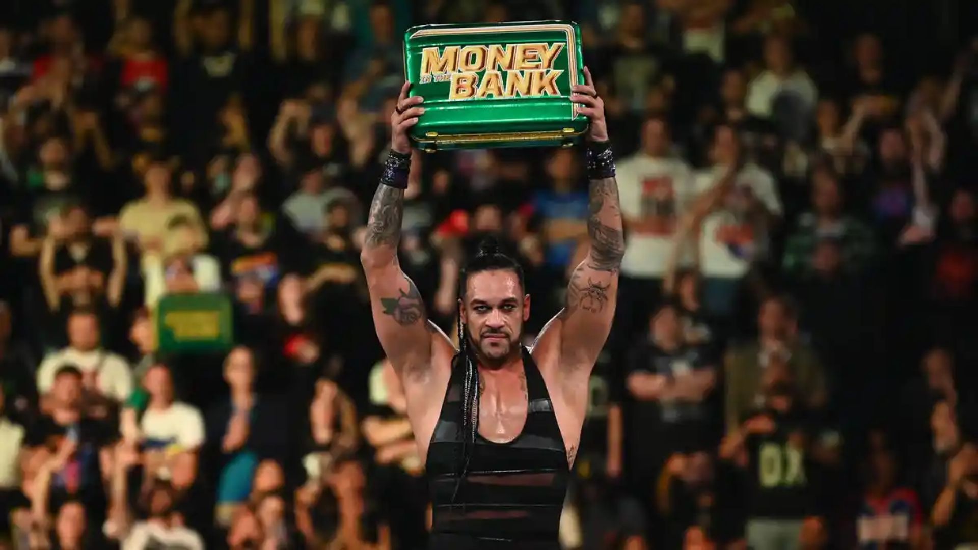 Damian Priest at Money in the Bank. Image Credits: X