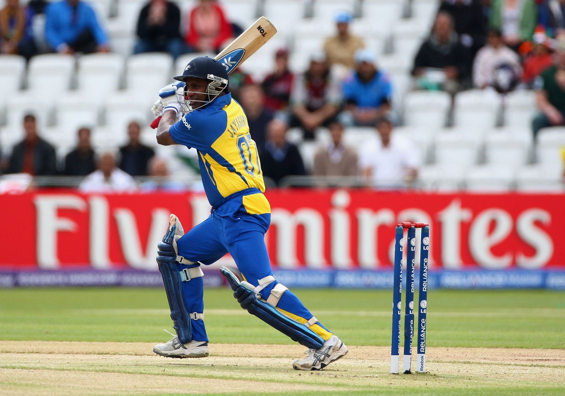 The &#039;Matara Mauler&#039; Sanath Jayasuriya - a box-office cricketer (File image; Getty).