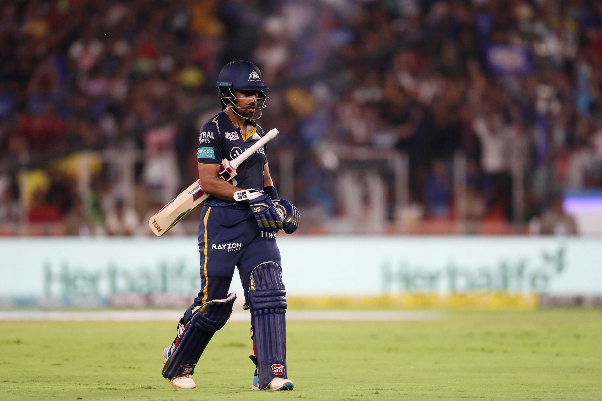 Wriddhiman Saha in action. (Photo Credits: Gujarat Titans)