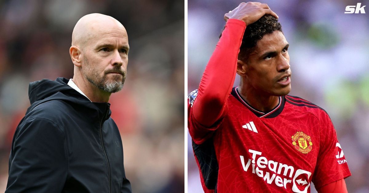 Erik ten Hag has quelled rumours of a falling out between him and Raphael Varane