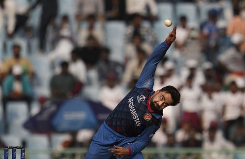 Rashid Khan went wicketless against the Netherlands. [P/C: AP]