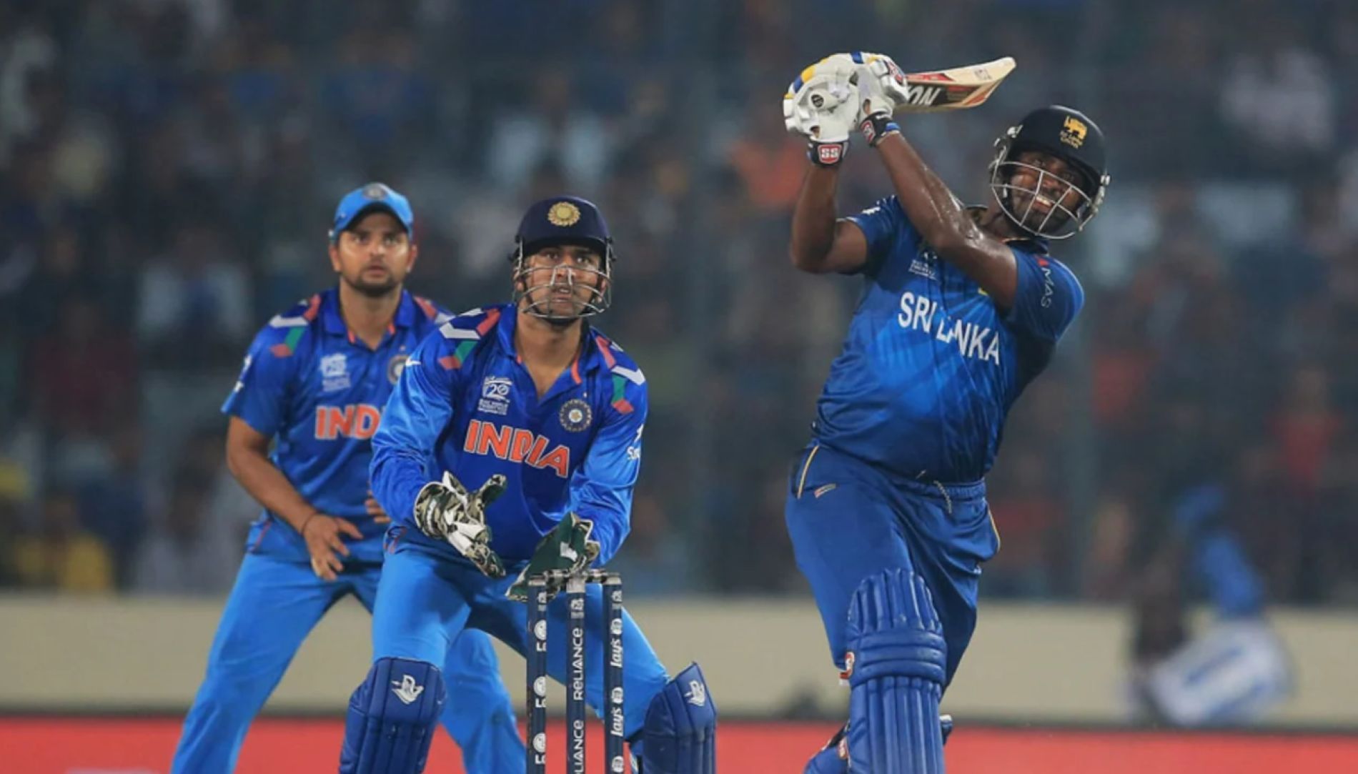 Thisara Perera ended India's hopes in the 2014 T20 World Cup final.