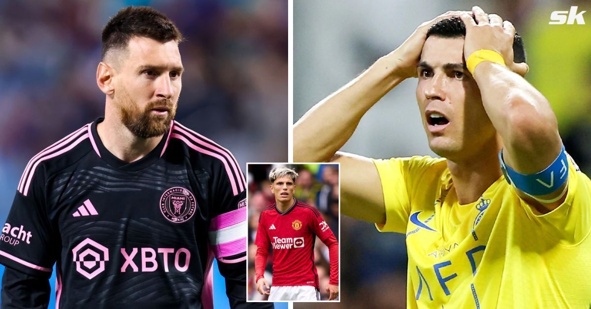 Rio Ferdinand says Lionel Messi unfollowed Alejandro Garnacho on Instagram because he prefers Cristiano Ronaldo in GOAT debate