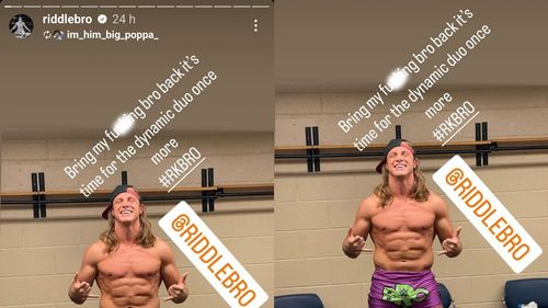 Matt Riddle's Instagram Story