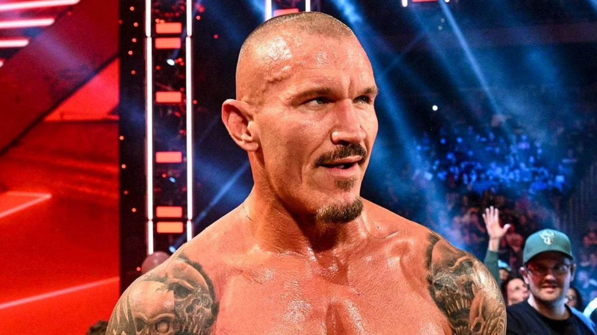 Randy Orton during a show. Image Credits: X 