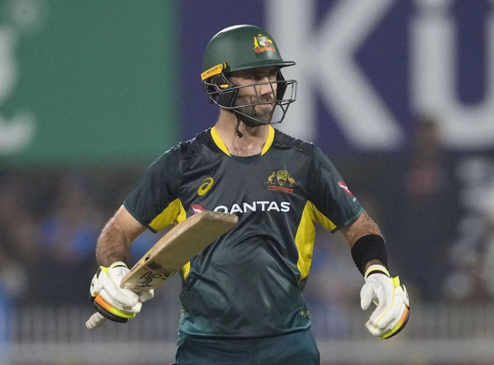 Glenn Maxwell after winning the game for his side [Getty Images]