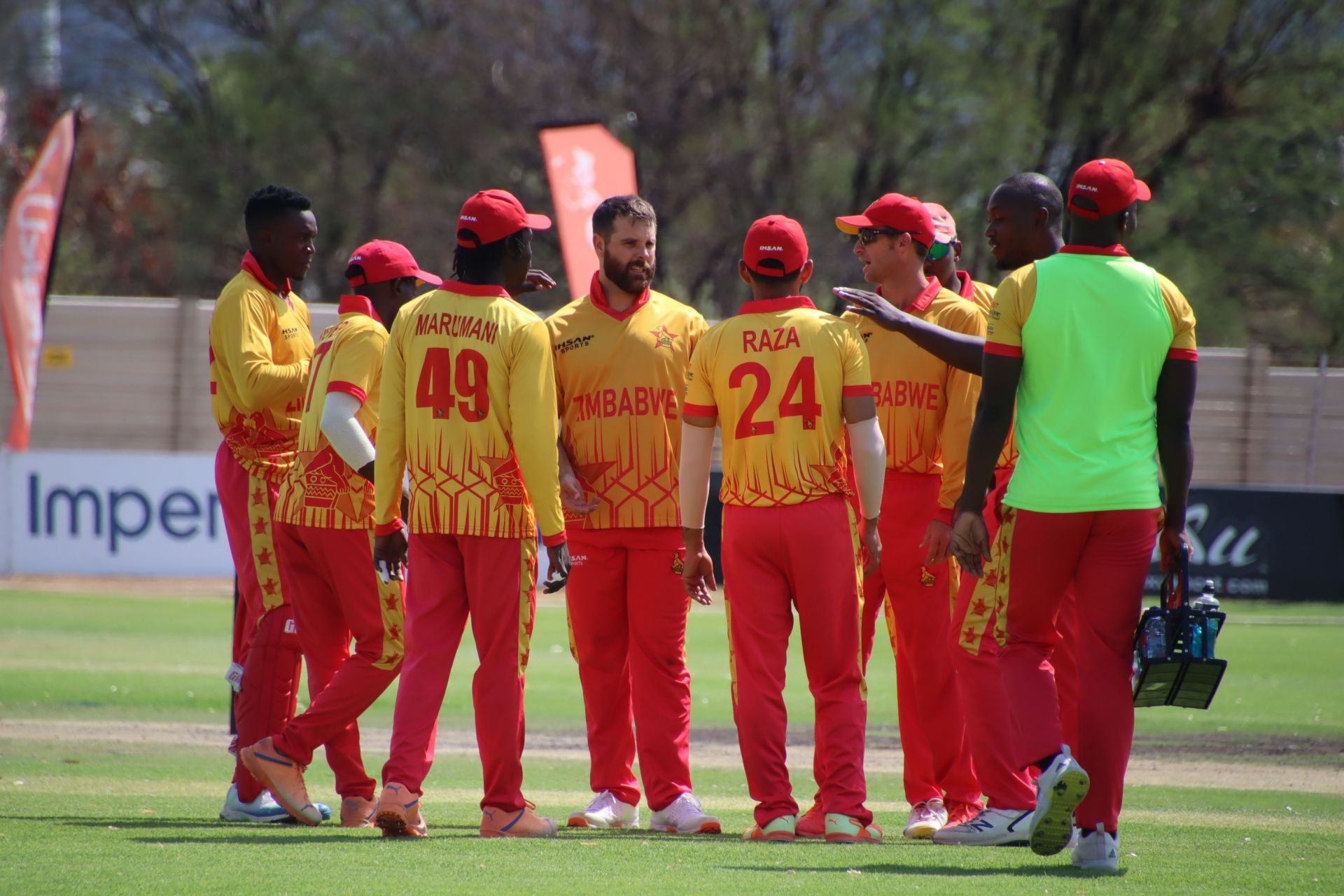 Zimbabwe Cricketers in action. (Photo Credits: Zimbabwe Cricket Association)
