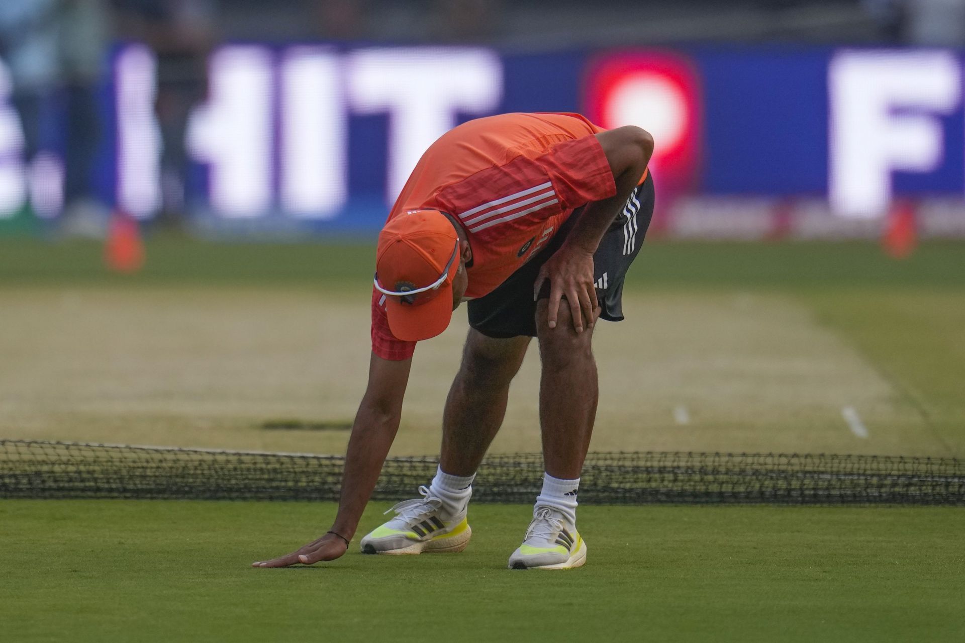 Rahul Dravid ahead of the 2023 World Cup final. (Pic: AP)