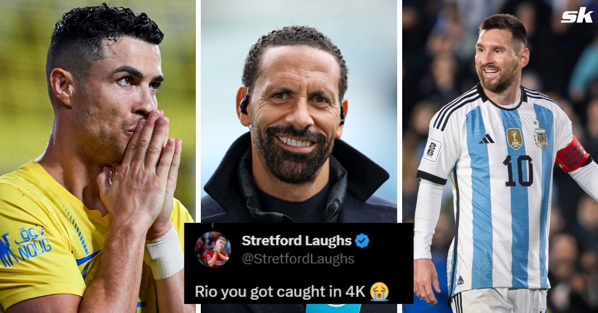 Fans call out Rio Ferdinand for his &lsquo;sarcastic&rsquo; claim involving Cristiano Ronaldo and Lionel Messi