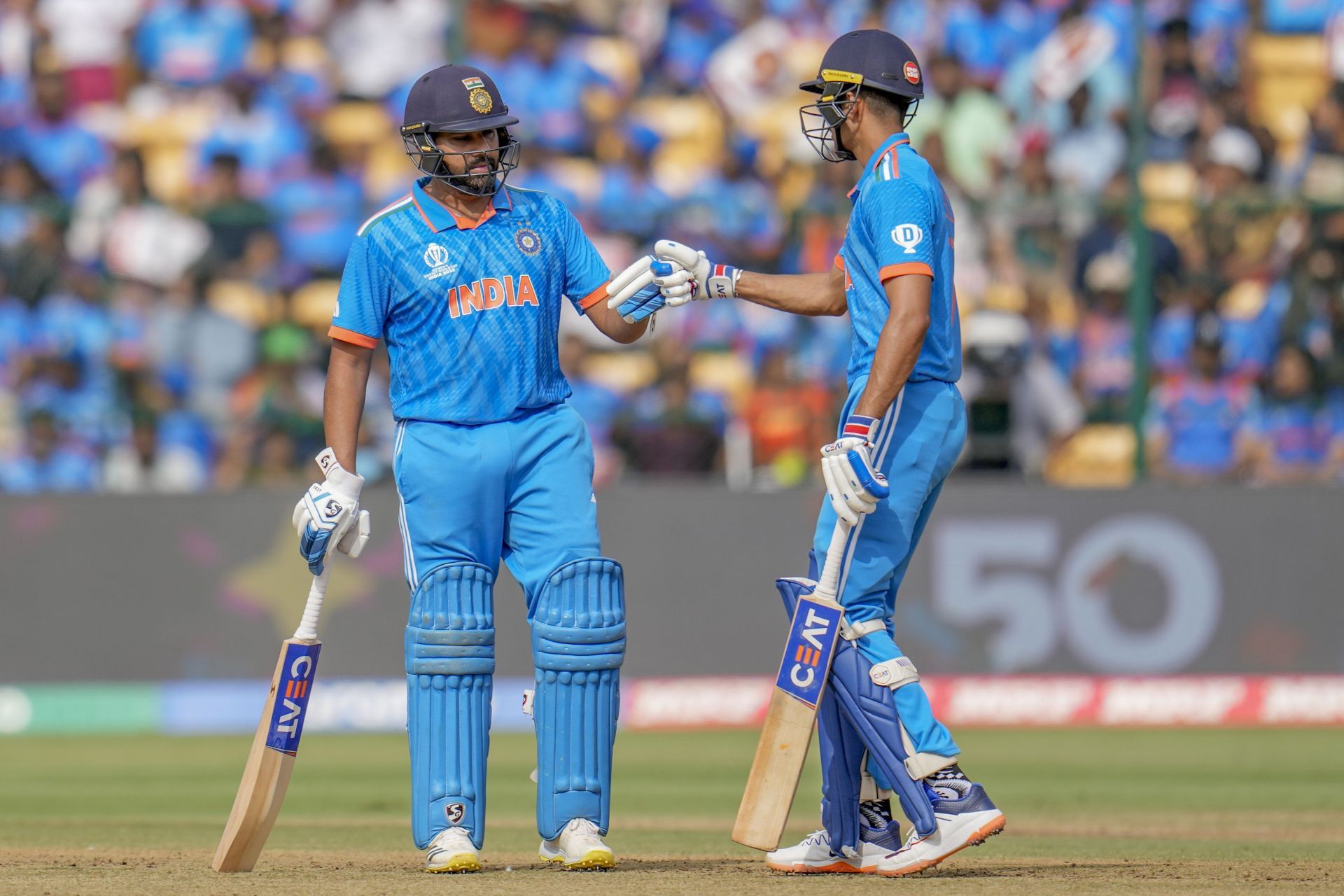 Rohit Sharma and Shubman Gill have been fabulous as an opening pair [Getty Images]