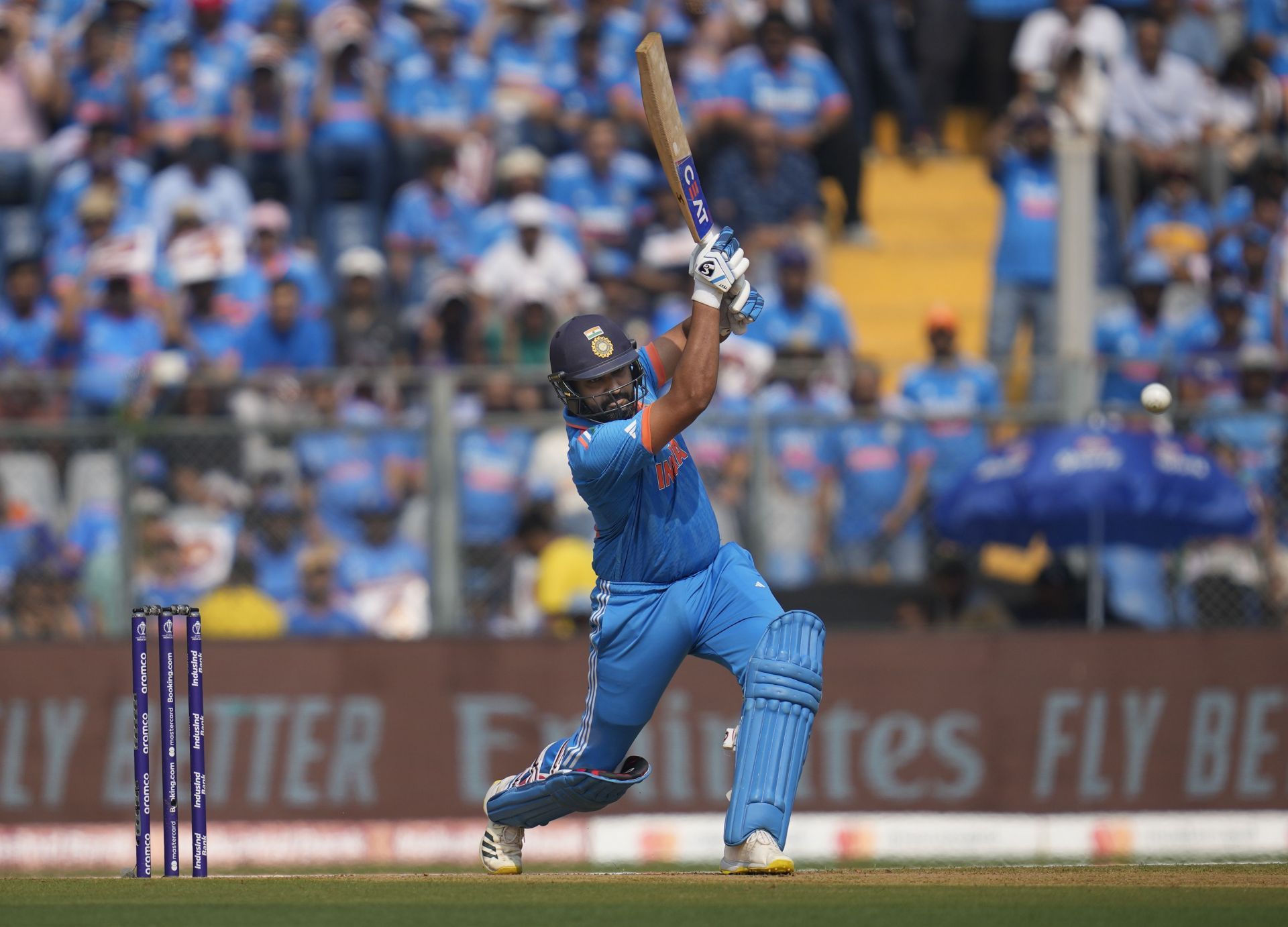 Team India skipper Rohit Sharma has been in blazing form with the bat. (Pic: AP)