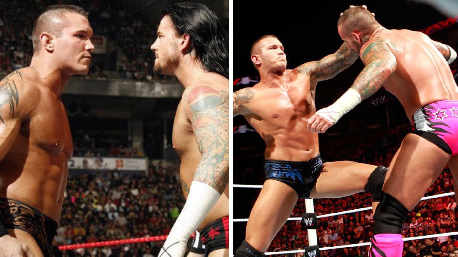 Punk and Orton feuded a lot in WWE