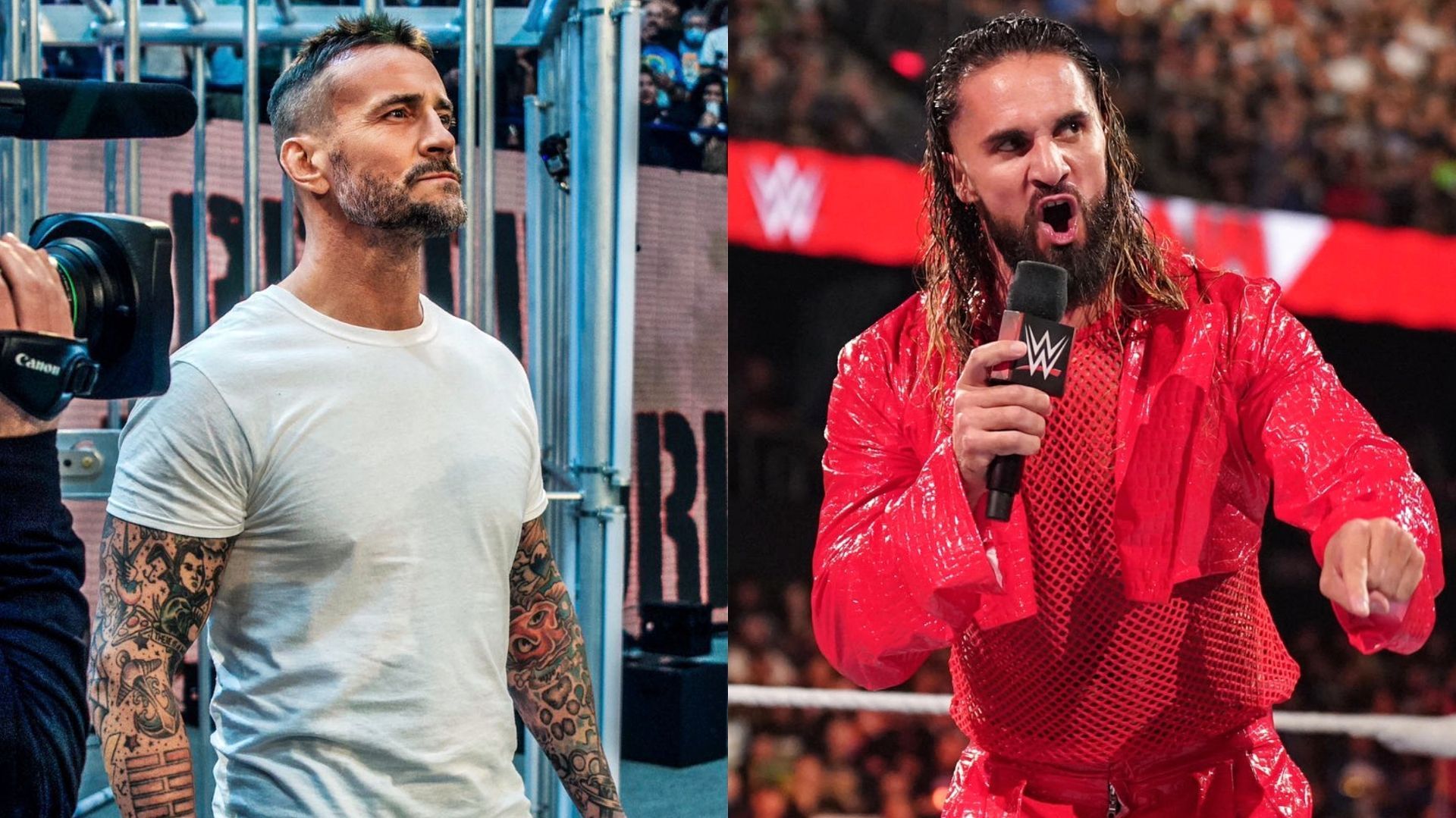 CM Punk and Seth Rollins