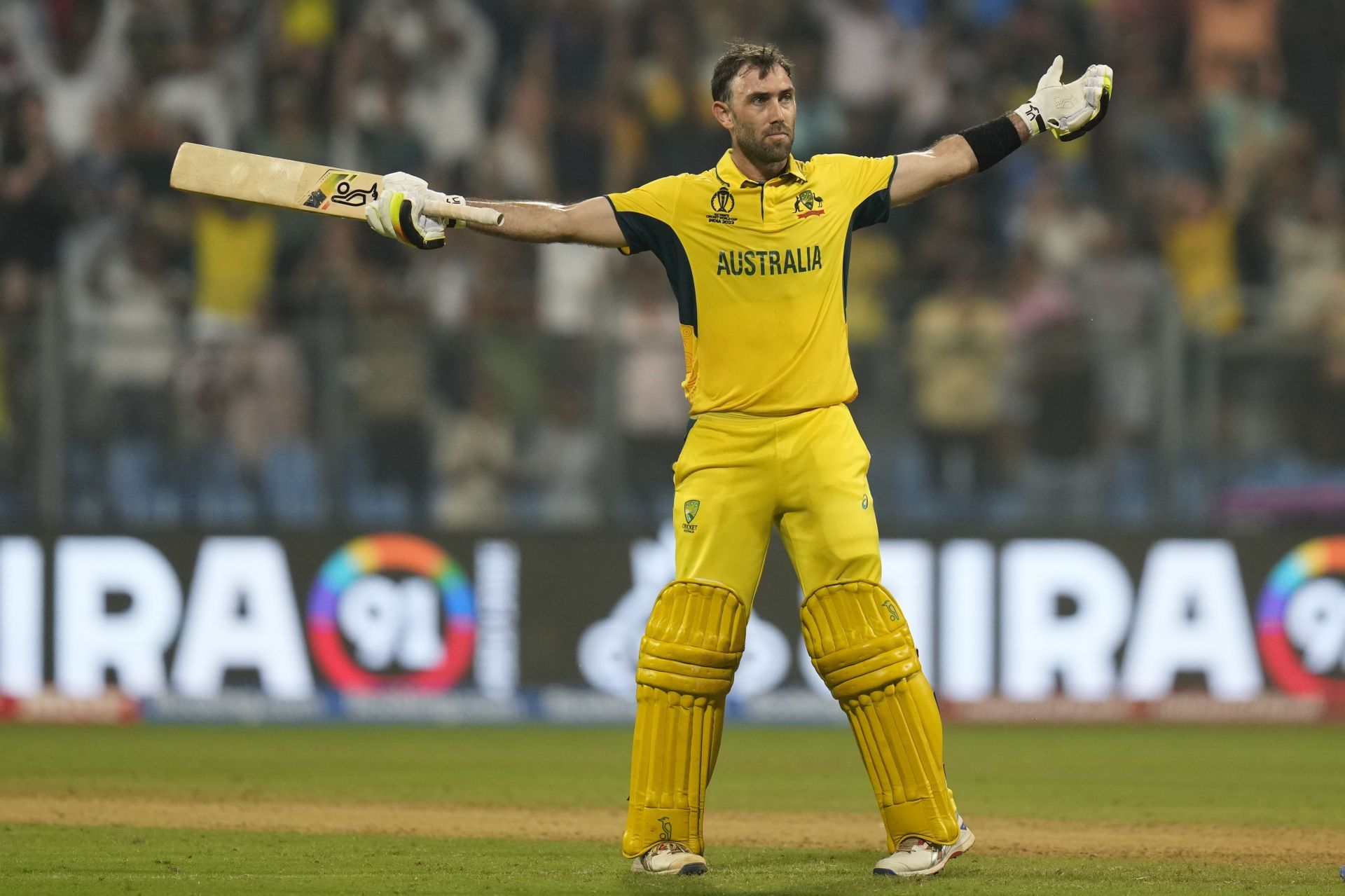 Glenn Maxwell&#039;s exploits against Afghanistan took Australia to their sixth consecutive win. [P/C: AP]