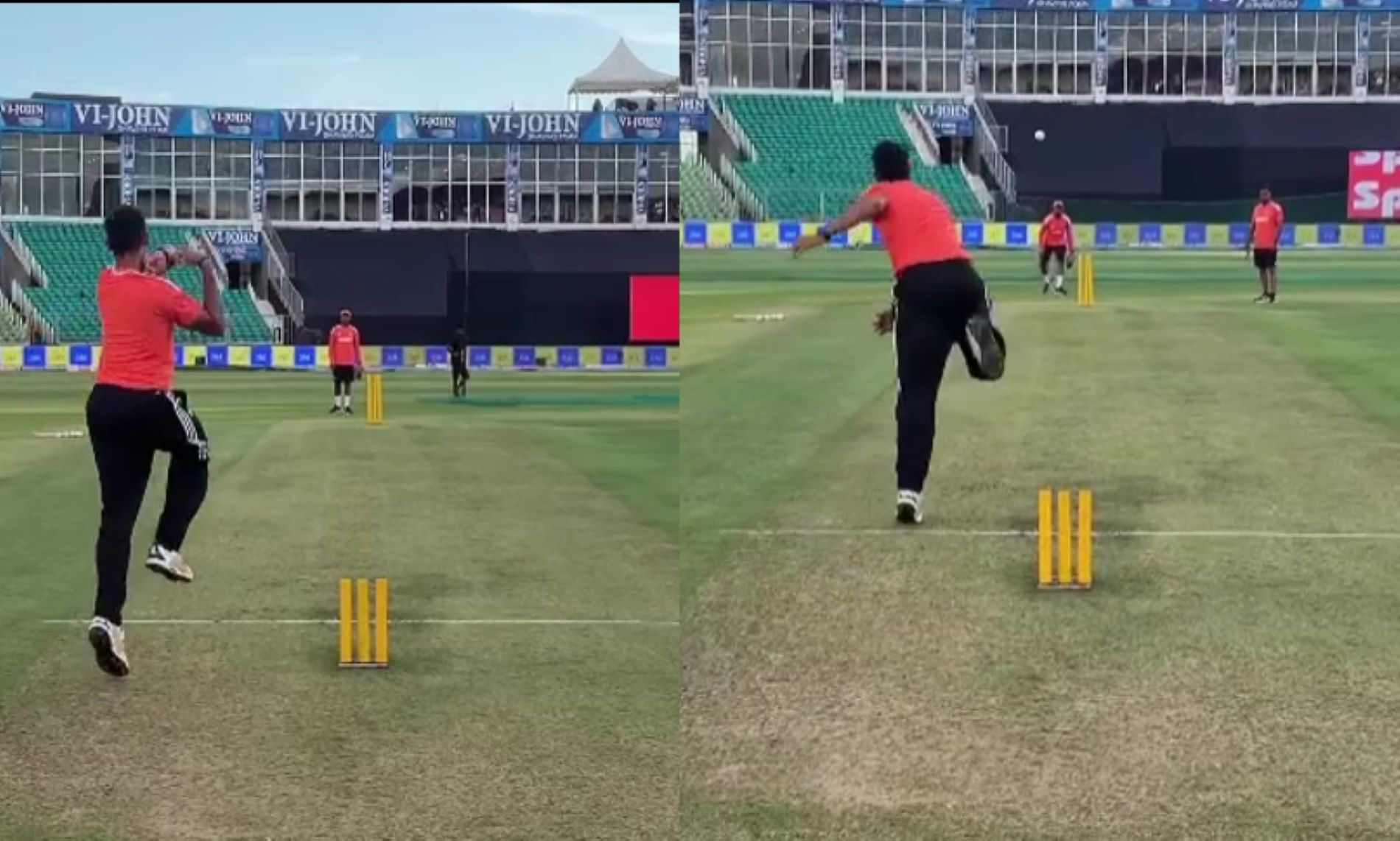 Jaiswal showcases his spin-bowling skills ahead of the 3rd T20I