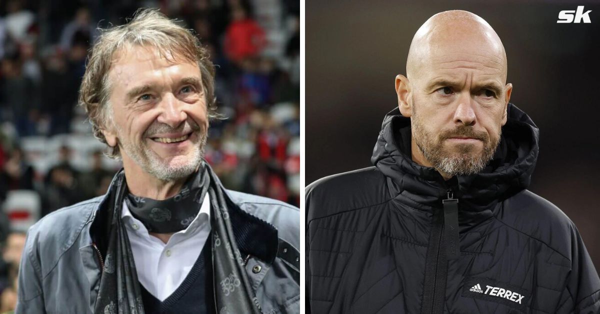 Sir Jim Ratcliffe (left) and Erik ten Hag