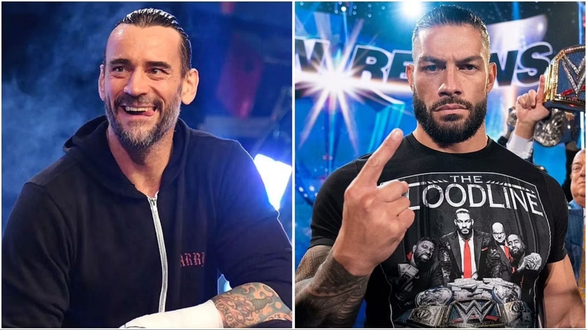 cm punk vs roman reigns wwe