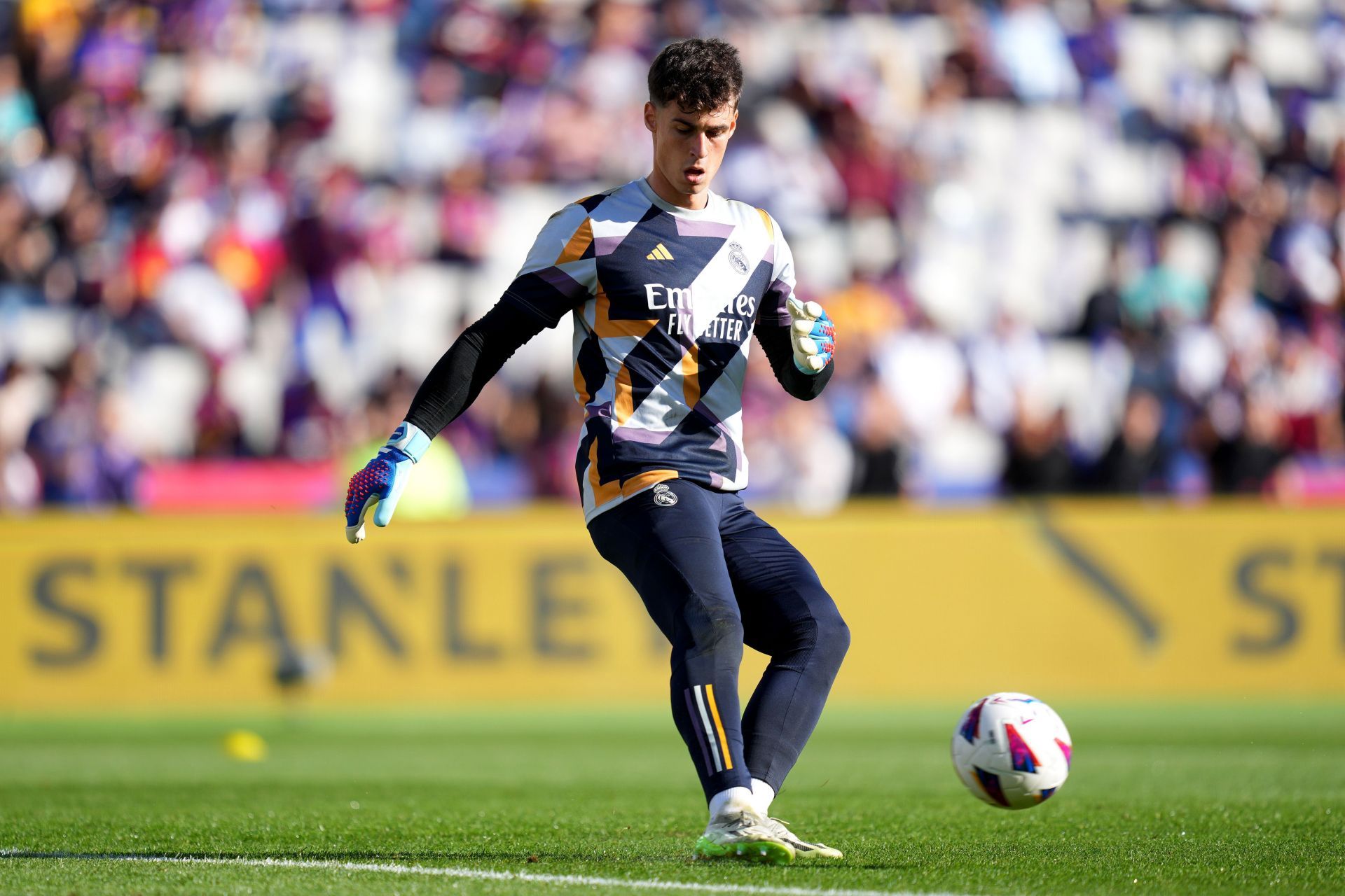 Kepa Arrizabalaga arrived at the Santiago Bernabeu this summer.