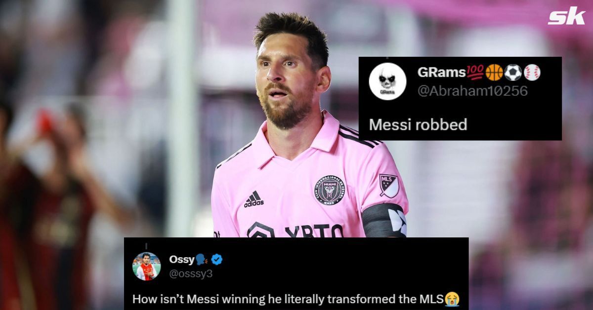 Lionel Messi finished second in the voting for the MLS Newcomer of the Year award